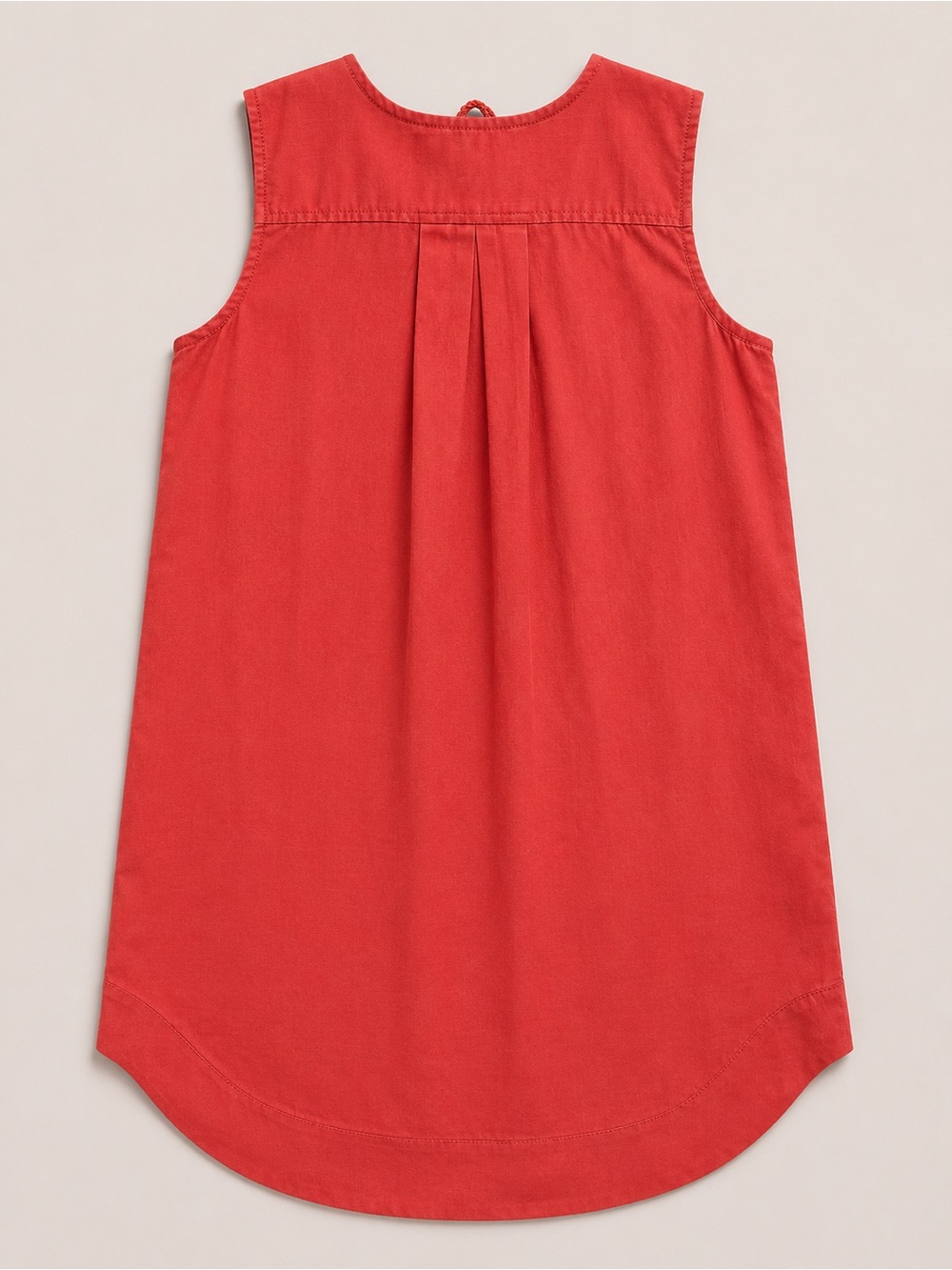 LOFT Outlet Coral Sleeveless Shift Dress NWT Small Lace-Up Neck Resort Vacation - Picture 3 of 7